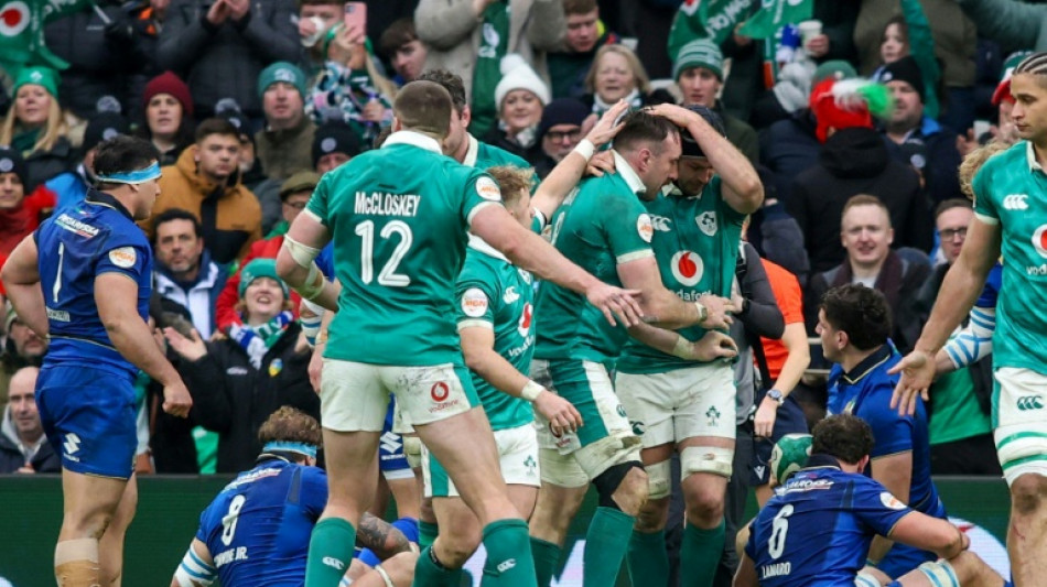 Ireland hold their nerve to beat gallant Italy in Six Nations thriller