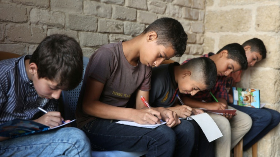 Schools but no books: Gaza's children return to makeshift classrooms