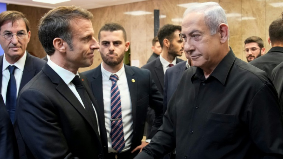 Pour Macron en visite en Isra&euml;l, la lib&eacute;ration des otages est une priorit&eacute;  