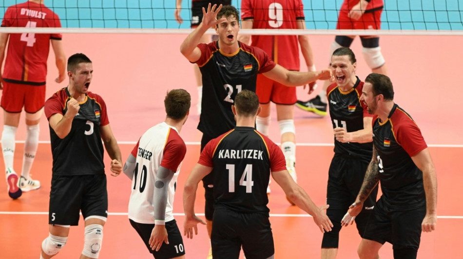 Dritter Sieg: Volleyballer mit gro&szlig;em Kampf gegen Belgien