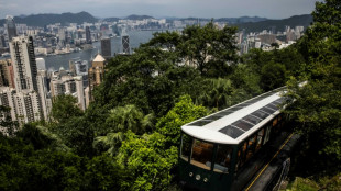 Ber&uuml;hmte Peak Tram in Hongkong f&auml;hrt nach einj&auml;hriger Sanierung wieder