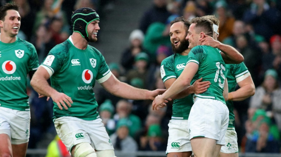 Tournoi des six nations: l'Irlande, sans piti&eacute; pour l'Italie, passe deuxi&egrave;me au classement