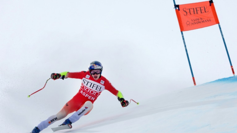 Odermatt set for super-G title after fastest run