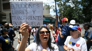 Caracas protest denounces secrecy of Venezuela transition talks