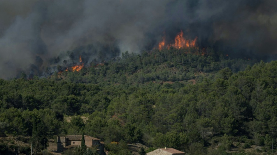 Feuerwehr in Südfrankreich kämpft weiter gegen schweren Waldbrand 