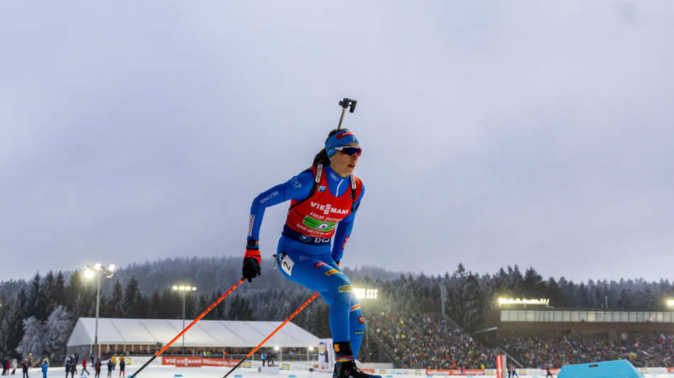 Biathlon: Vittozzi terza nella mass start di Coppa del Mondo a Nove Mesto