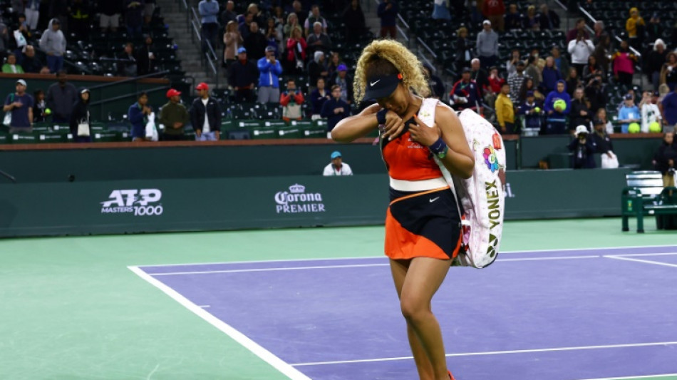 Indian Wells: Naomi Osaka en larmes pendant et apr&egrave;s son &eacute;limination au 2e tour