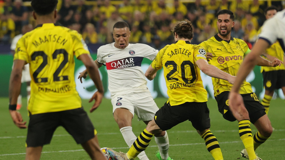 Champions: 1-0 al Psg, la semifinale d'andata è del Dortmund