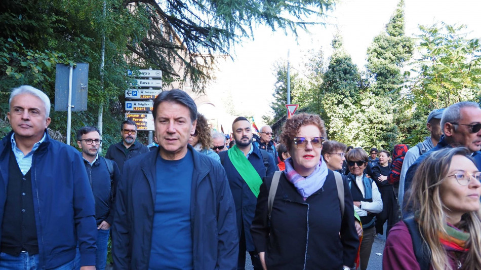 Conte, la bandiera blu dell'Europa si &egrave; tinta di verde militare