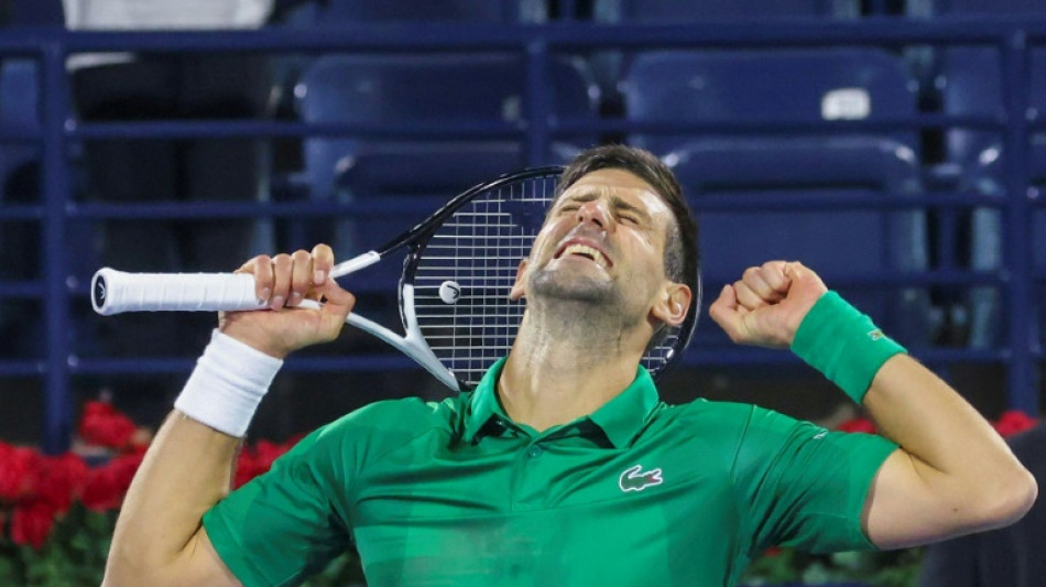 Tennis: retour gagnant pour Djokovic, un mois apr&egrave;s l'Open d'Australie
