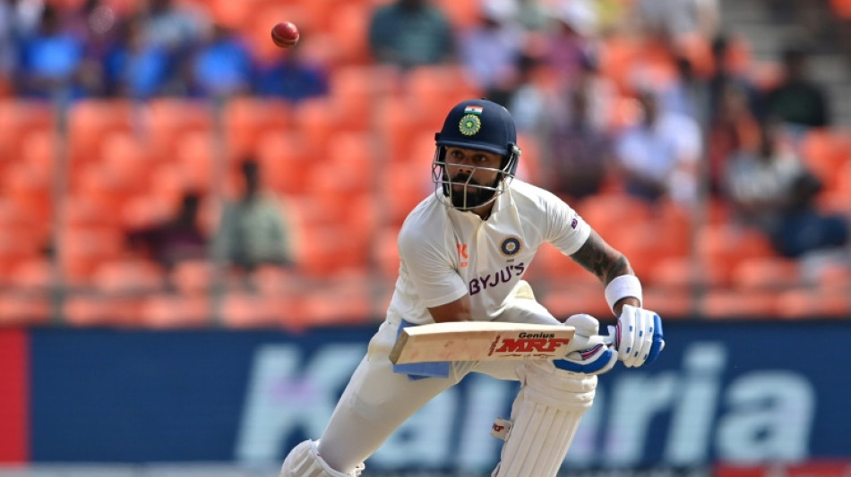 Kohli ends Test ton drought with 186 as India dominate Australia