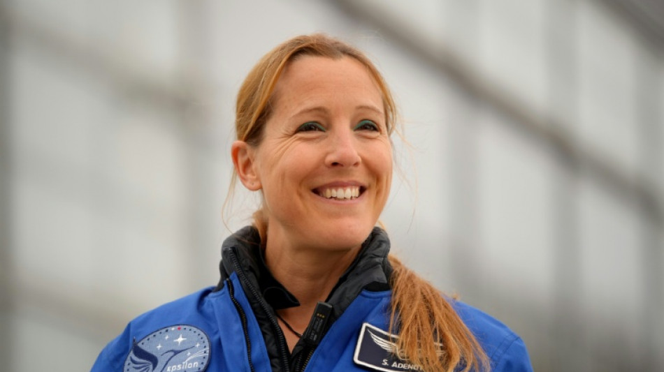 Astronautin Adenot als erste Franz&ouml;sin auf Au&szlig;eneinsatz im All