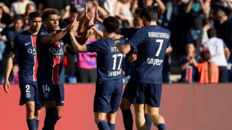 PSG win 13th French title ahead of Aston Villa Champions League clash