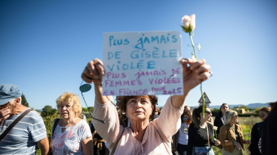 A Mazan, la parole des femmes se lib&egrave;re lors d'une marche pour Gis&egrave;le P&eacute;licot