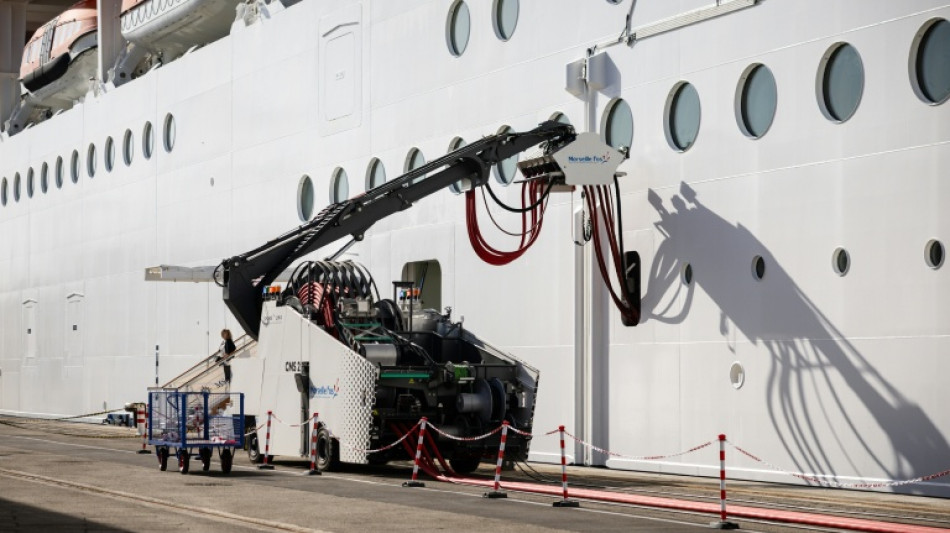 Le branchement &eacute;lectrique des bateaux de croisi&egrave;re s'acc&eacute;l&egrave;re &agrave; Marseille