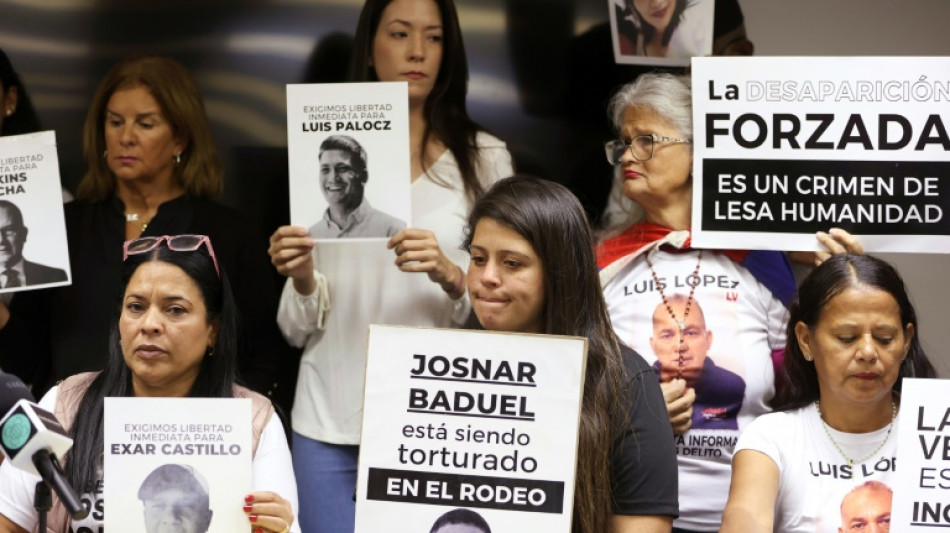 Familiares de opositores y activistas detenidos en Venezuela claman su excarcelaci&oacute;n