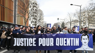 Corteo per Quentin sul posto del linciaggio, 'Adieu camarade'
