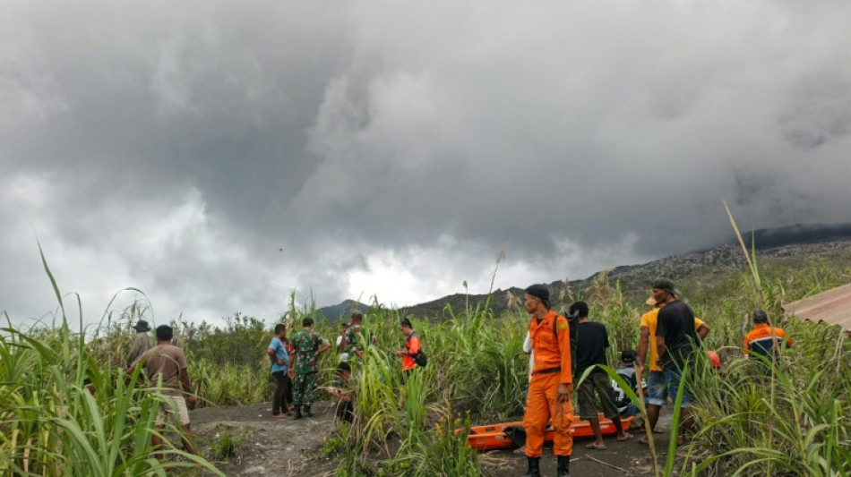 Socorristas de Indonesia buscan a los excursionistas muertos en erupci&oacute;n volc&aacute;nica