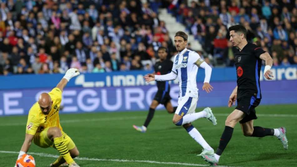 Own goal helps Liga leaders Barca beat Leganes