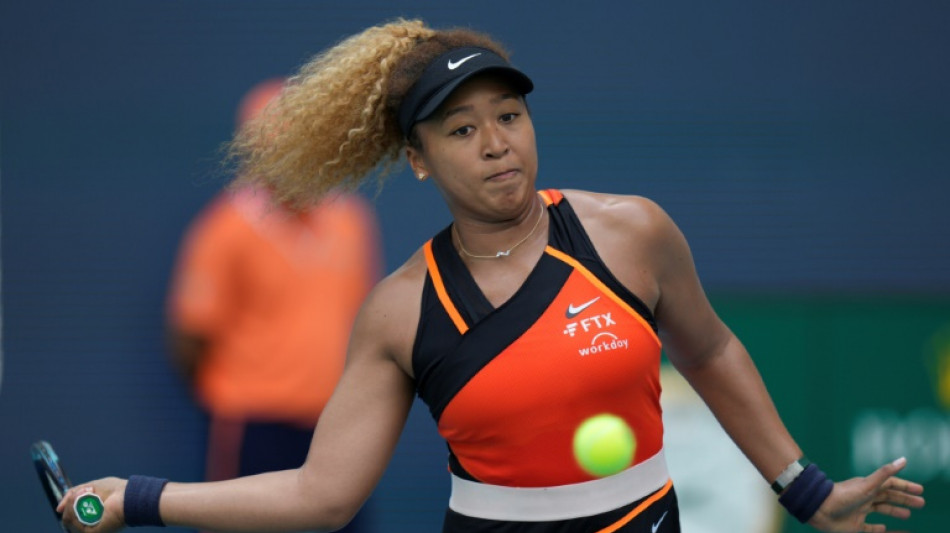 Tennis: Osaka avance en force au 3e tour &agrave; Miami