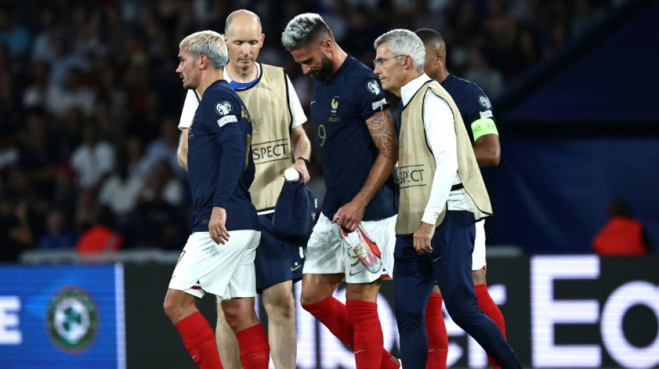 Olivier Giroud causa baja por lesi&oacute;n para el Alemania-Francia