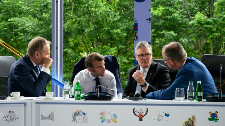 European leaders seek united front with Trump on Ukraine