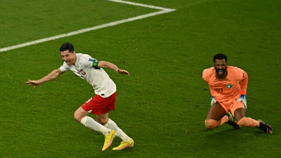 Mondial: la Pologne et Lewandowski se r&eacute;veillent face &agrave; l'Arabie saoudite