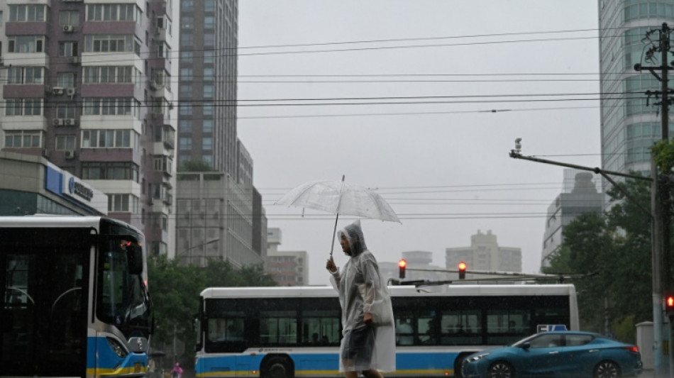 Zwei Tote durch sintflutartigen Regen in Peking