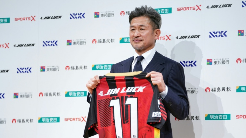 Japan's 'King Kazu', 59, scores his first goal for four years