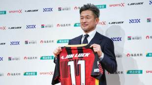 Japan's 'King Kazu', 59, scores his first goal for four years