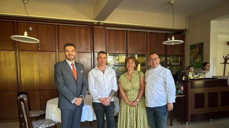Skopje, amb. Palminteri a masterclass con chef Mauro Di Leo