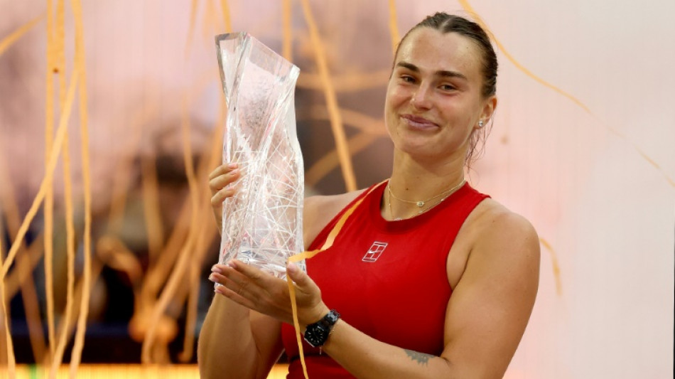 Campeã em Miami, Sabalenka segue soberana no ranking da WTA