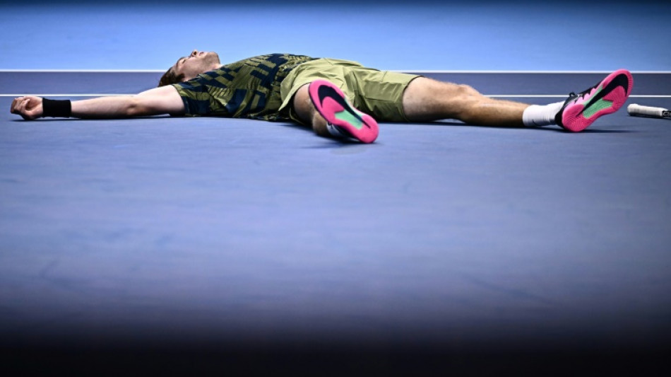 Rublev wins Russian showdown with Medvedev at ATP Finals