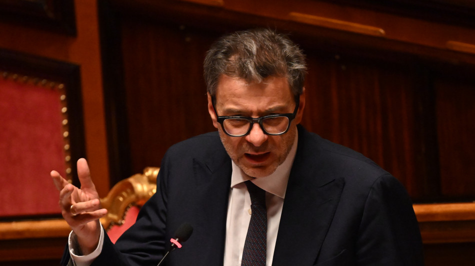 Giorgetti, possibile deficit Italia sotto 3% già quest'anno