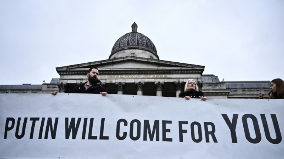 Manifestaci&oacute;n en Londres para pedir el fin de la guerra en Ucrania