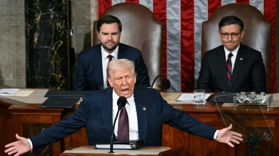 Trump defiende ante el Congreso sus cruzadas comerciales, migratorias y geopol&iacute;ticas
